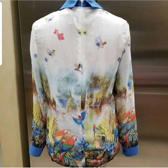 Beautiful sheer blouse size S - Picture 3 of 6